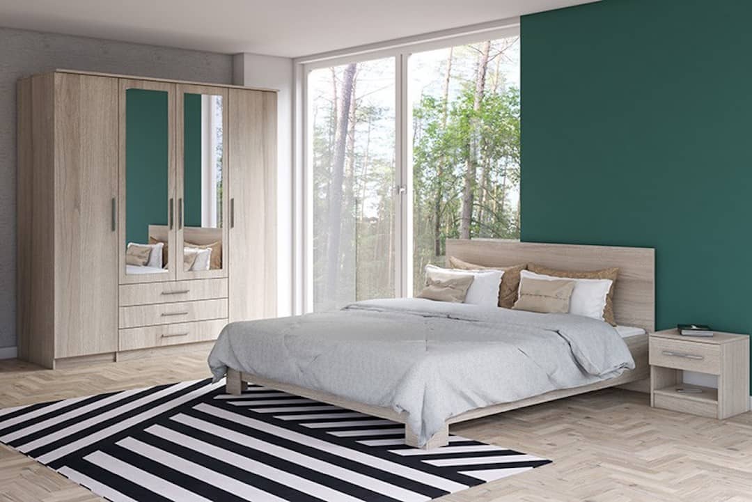 Alex Hinged Door Wardrobe 100cm - Image 4
