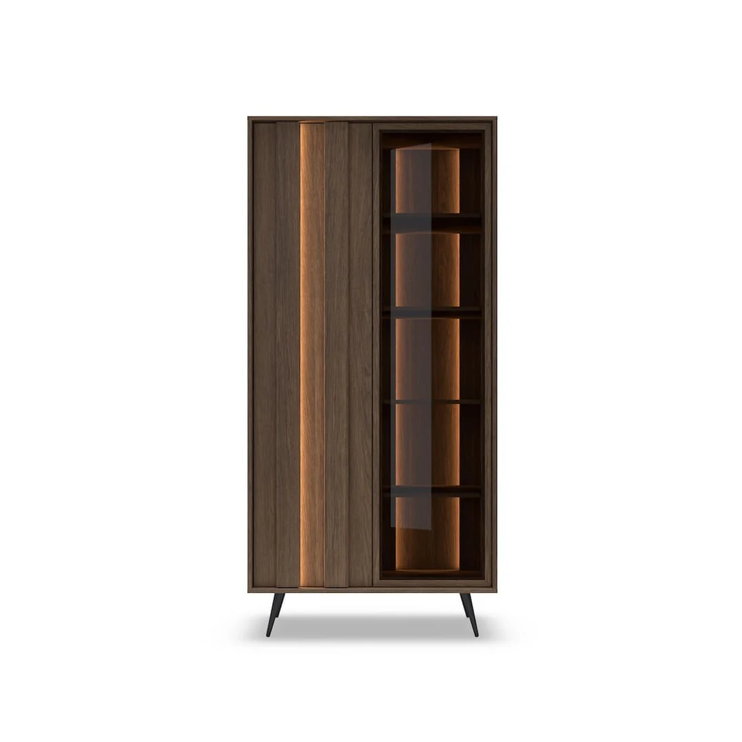 Amaro Tall Display Cabinet 94cm - Image 8