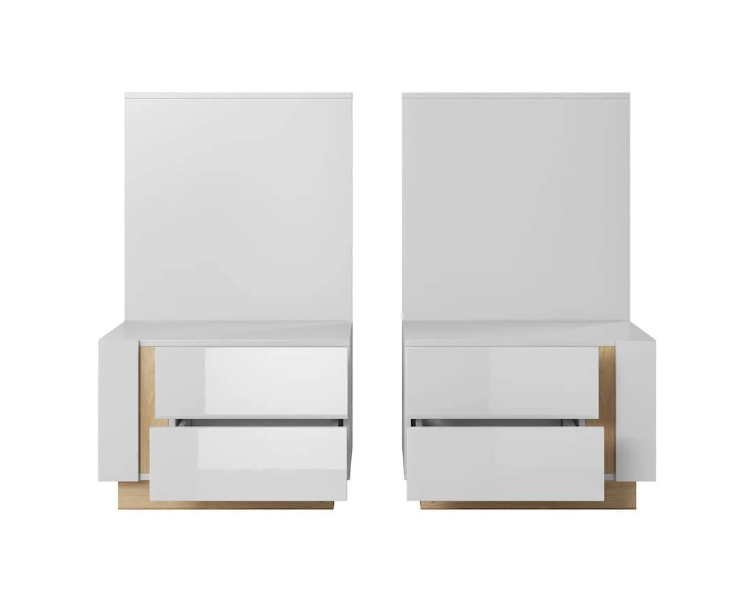Arco Bedside Cabinets 60cm [Set Of Two] - Image 3