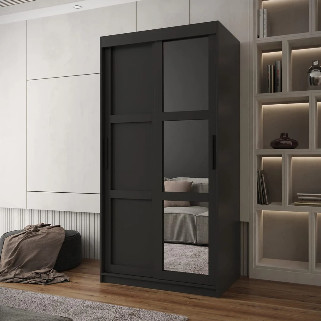 Arendal III Sliding Door Wardrobe 100cm - Image 5