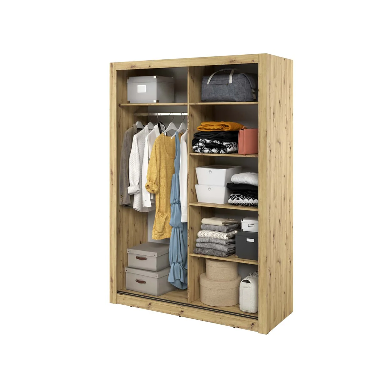 Arti 19 - 2 Sliding Door Wardrobe 120cm - Image 19