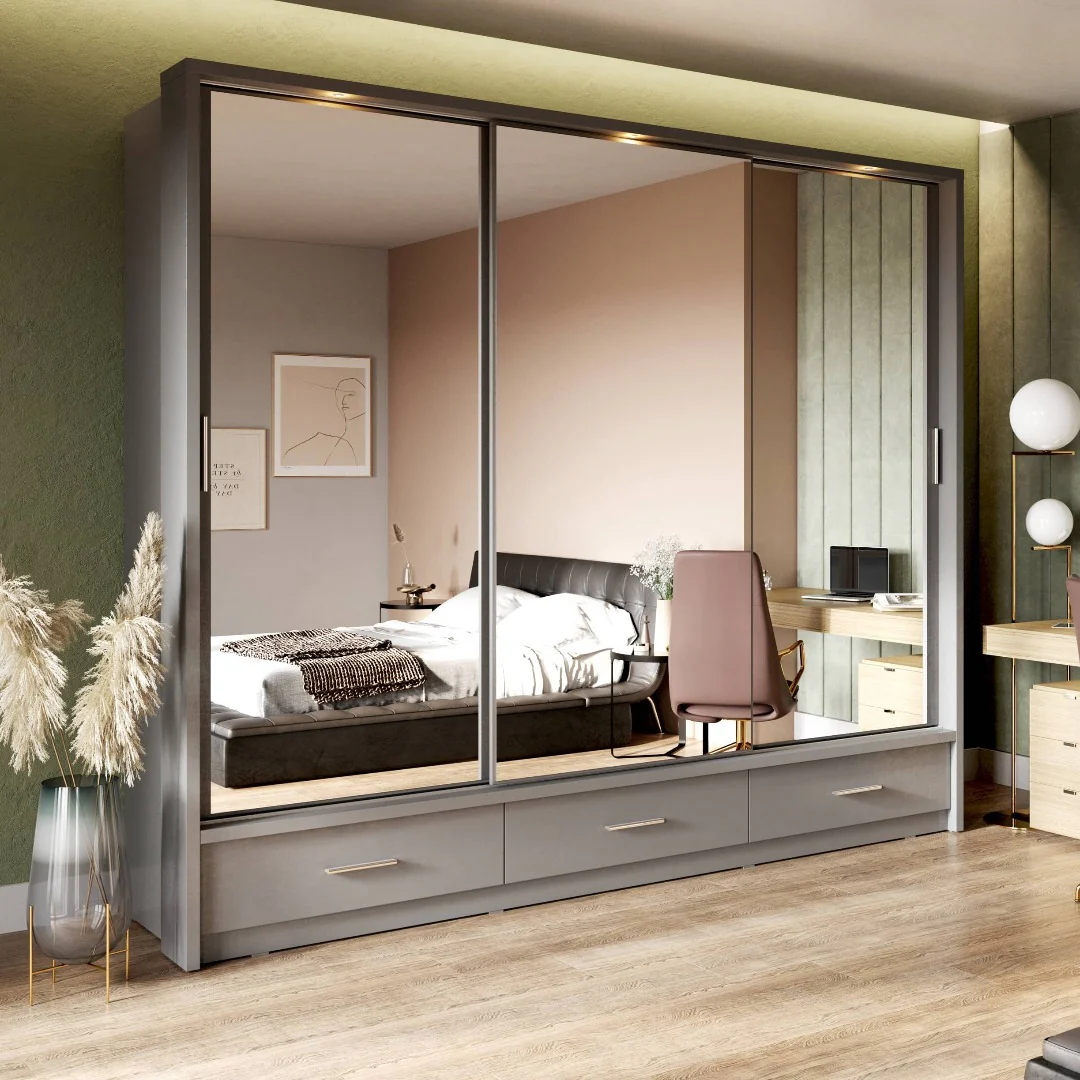 Arti 23 - 3 Sliding Door Wardrobe 250cm - Image 6