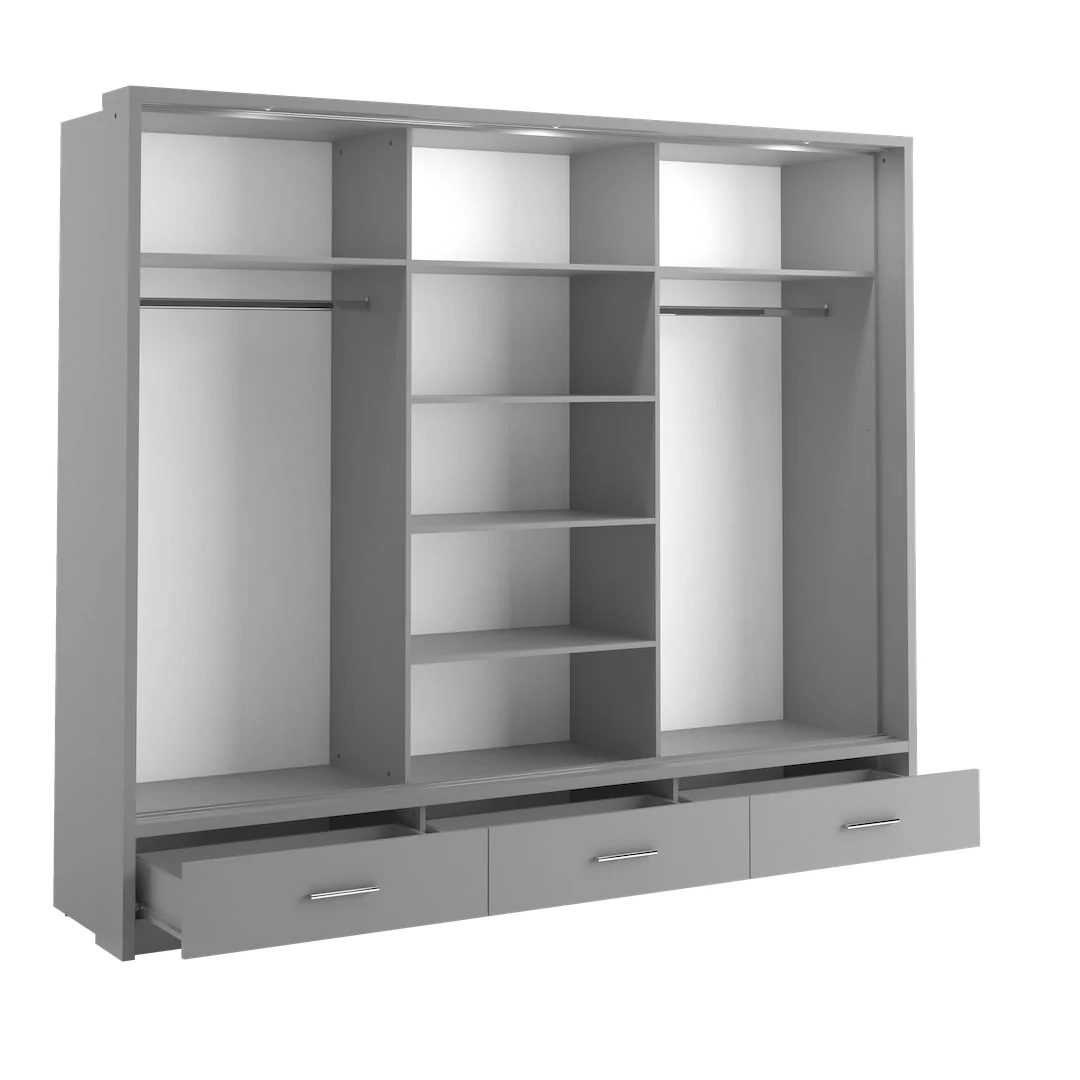 Arti 23 - 3 Sliding Door Wardrobe 250cm - Image 8
