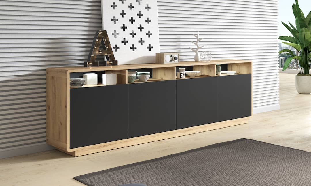 Aston 25 Sideboard Cabinet 238cm - Image 3