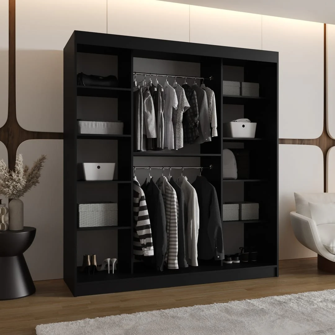 Bahrain II Sliding Door Wardrobe 180cm - Image 10