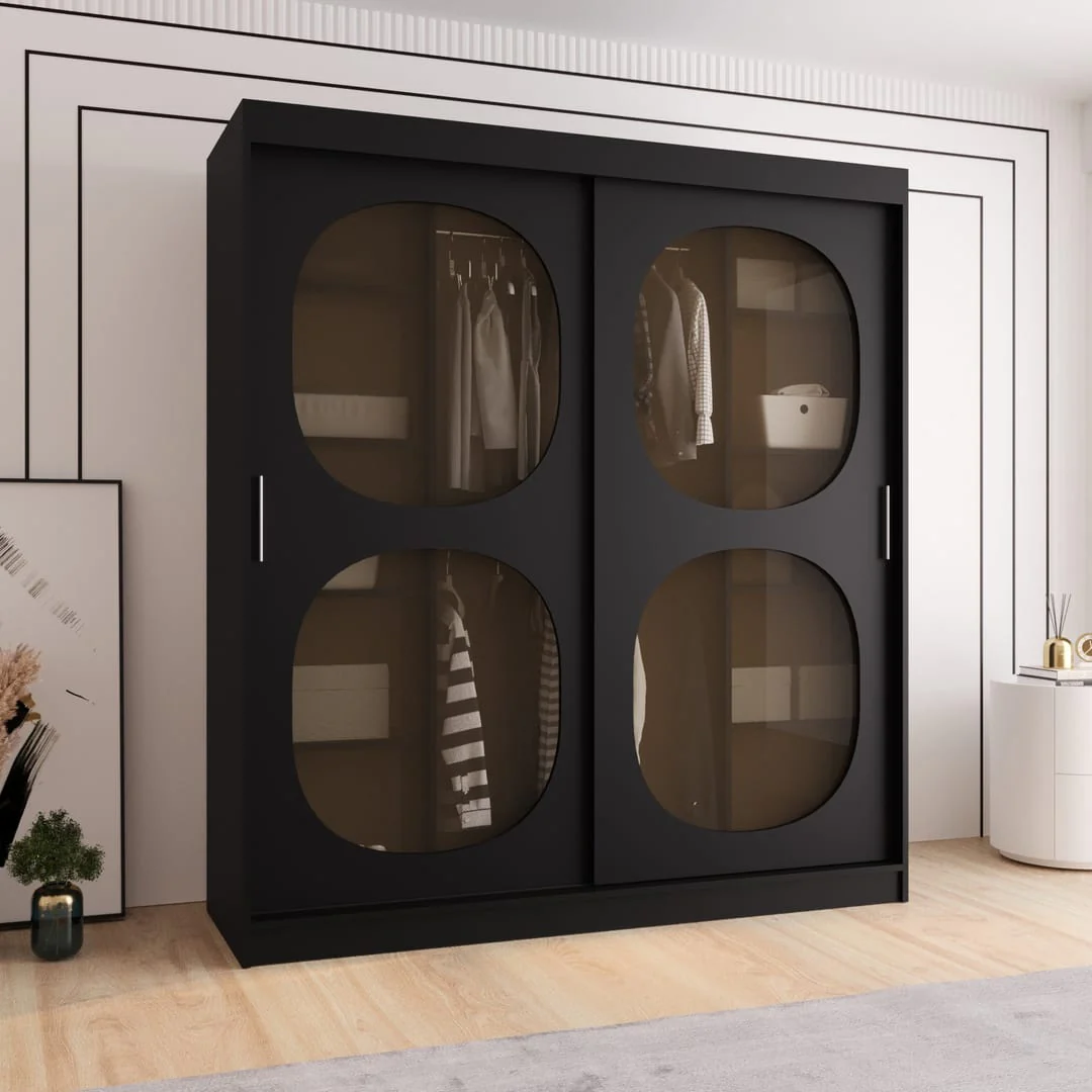 Bahrain II Sliding Door Wardrobe 180cm - Image 7