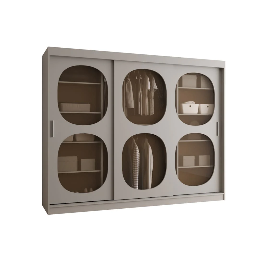 Bahrain II Sliding Door Wardrobe 250cm - Image 2