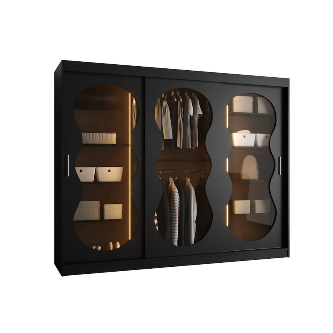 Bahrain III Sliding Door Wardrobe 250cm - Image 12