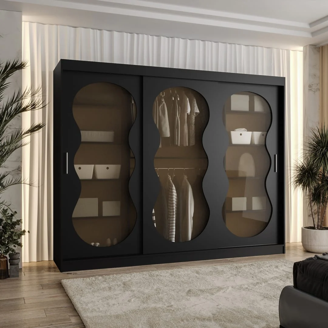 Bahrain III Sliding Door Wardrobe 250cm - Image 7