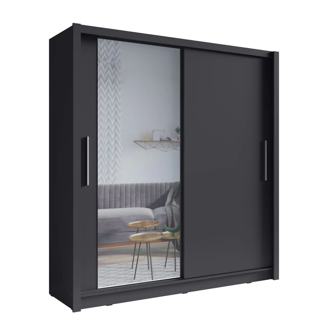 Baku 10 Sliding Door Wardrobe 155cm - Image 2