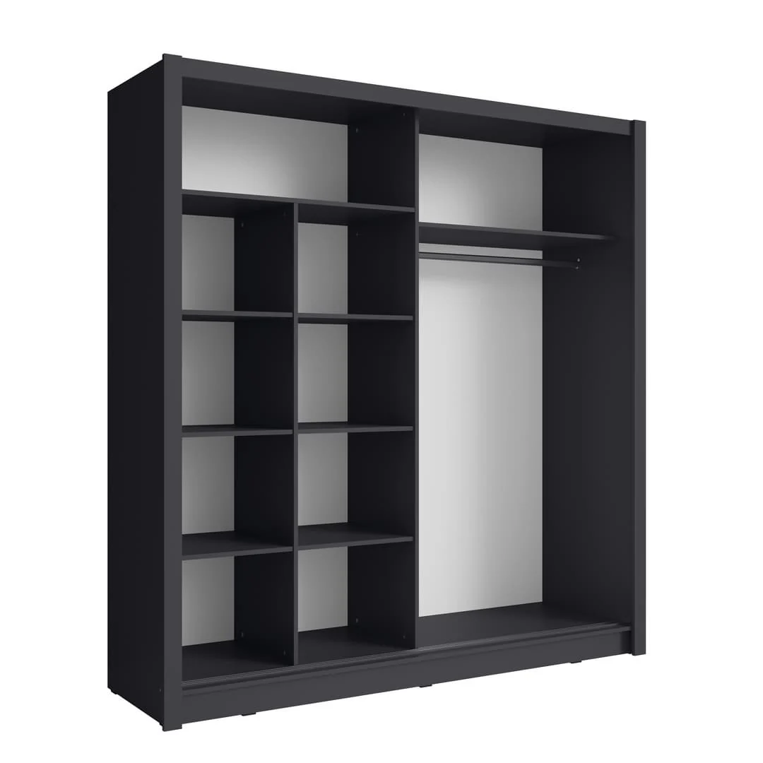 Baku 10 Sliding Door Wardrobe 155cm - Image 3