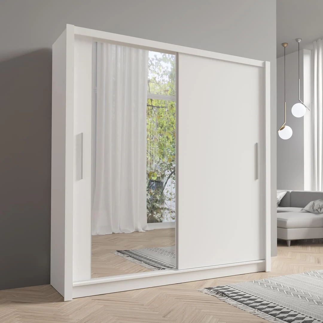 Baku 10 Sliding Door Wardrobe 155cm - Image 4