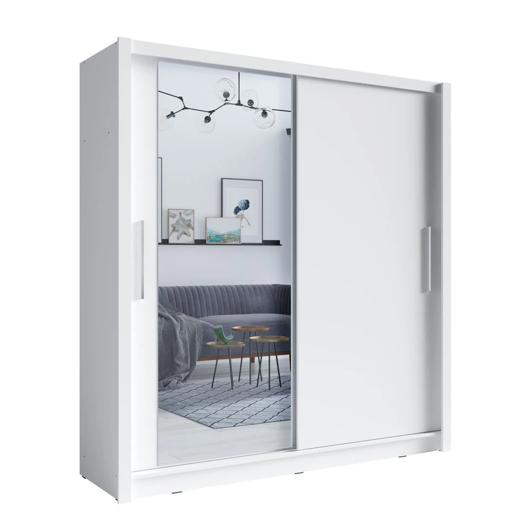 Baku 10 Sliding Door Wardrobe 155cm - Image 5