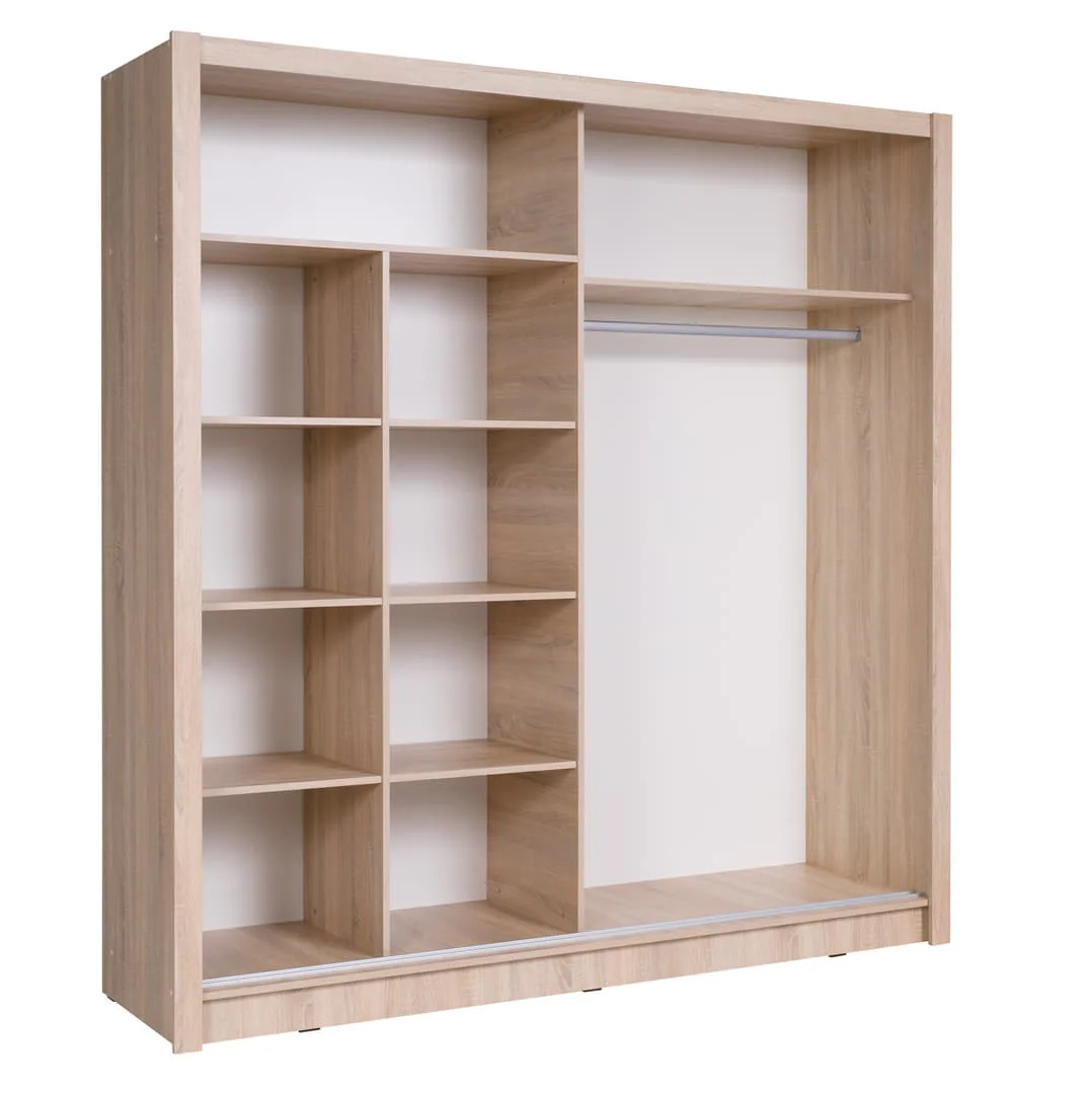 Baku 10 Sliding Door Wardrobe 155cm - Image 8
