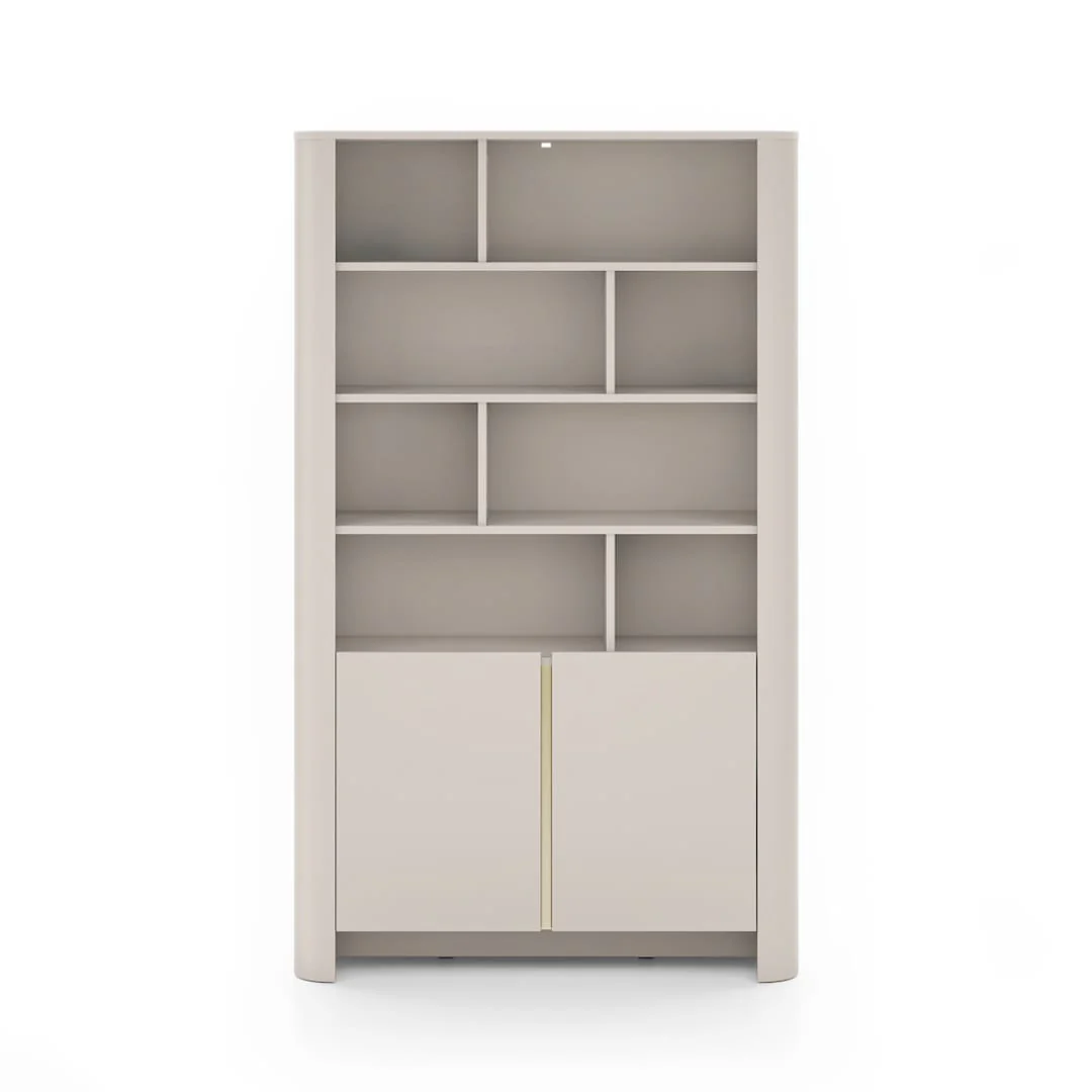 Bari Tall Bookcase 103cm - Image 10