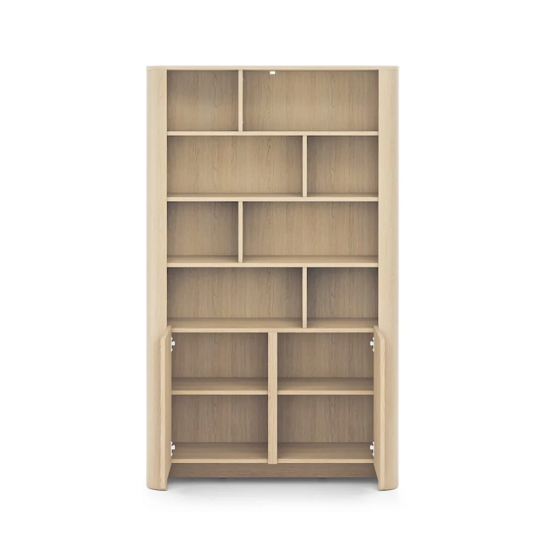 Bari Tall Bookcase 103cm - Image 3