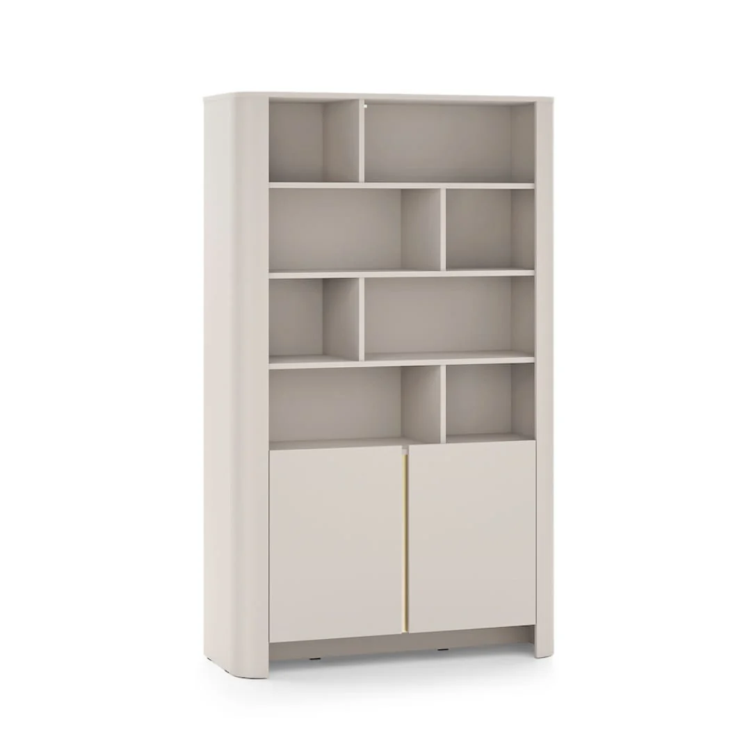 Bari Tall Bookcase 103cm - Image 8