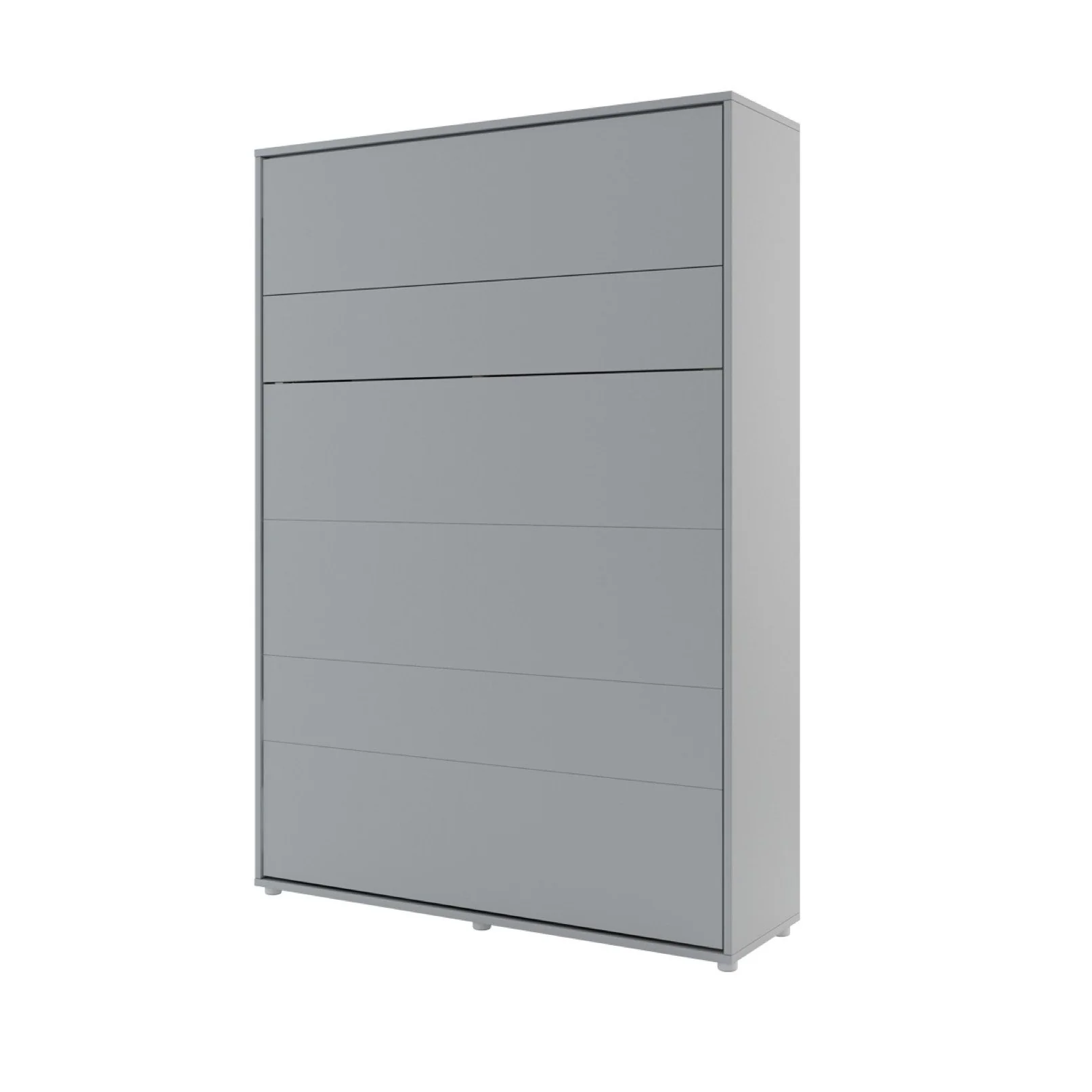 BC-01 Vertical Wall Bed Concept 140cm With Storage Cabinets and LED - Image 17