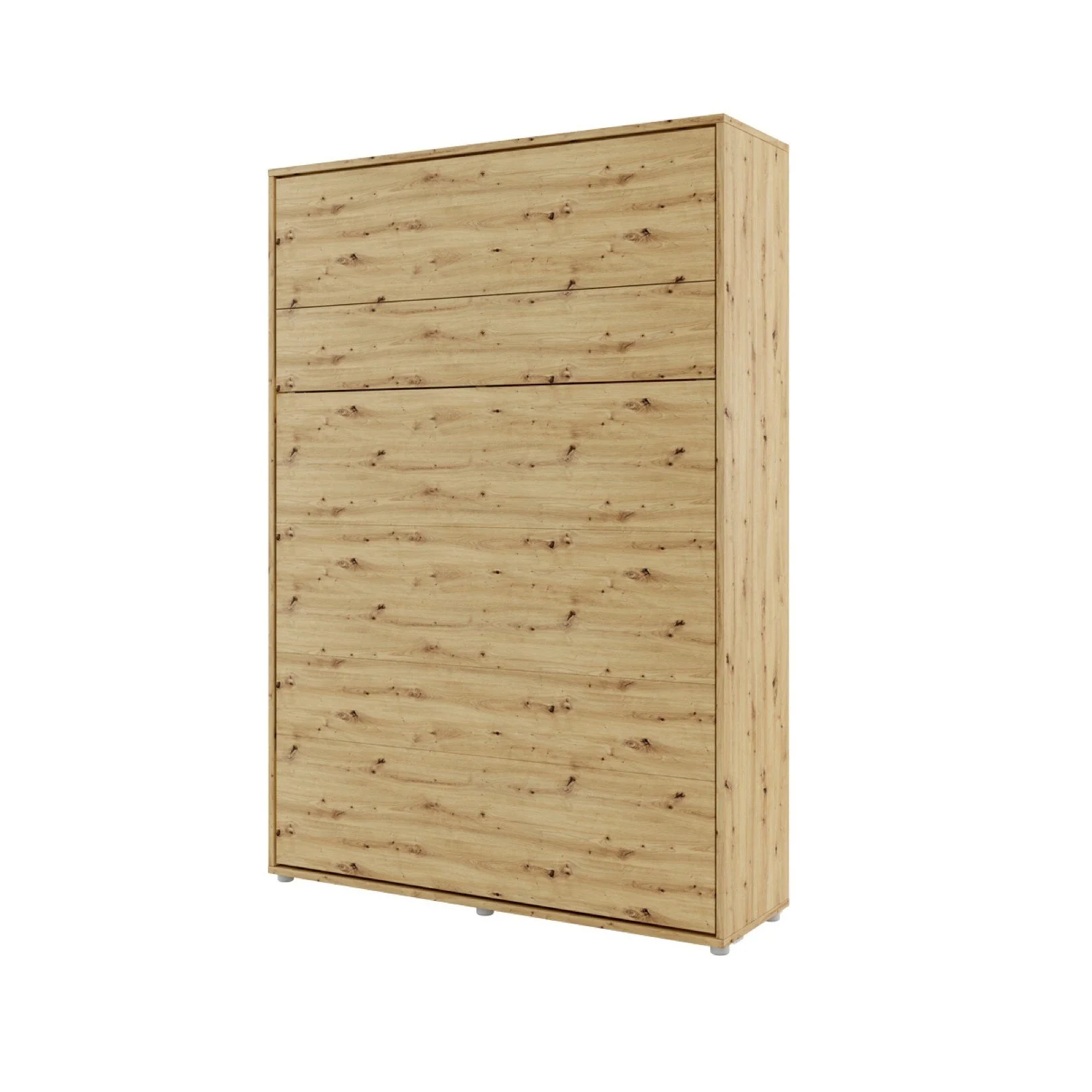 BC-01 Vertical Wall Bed Concept 140cm With Storage Cabinets and LED - Image 23