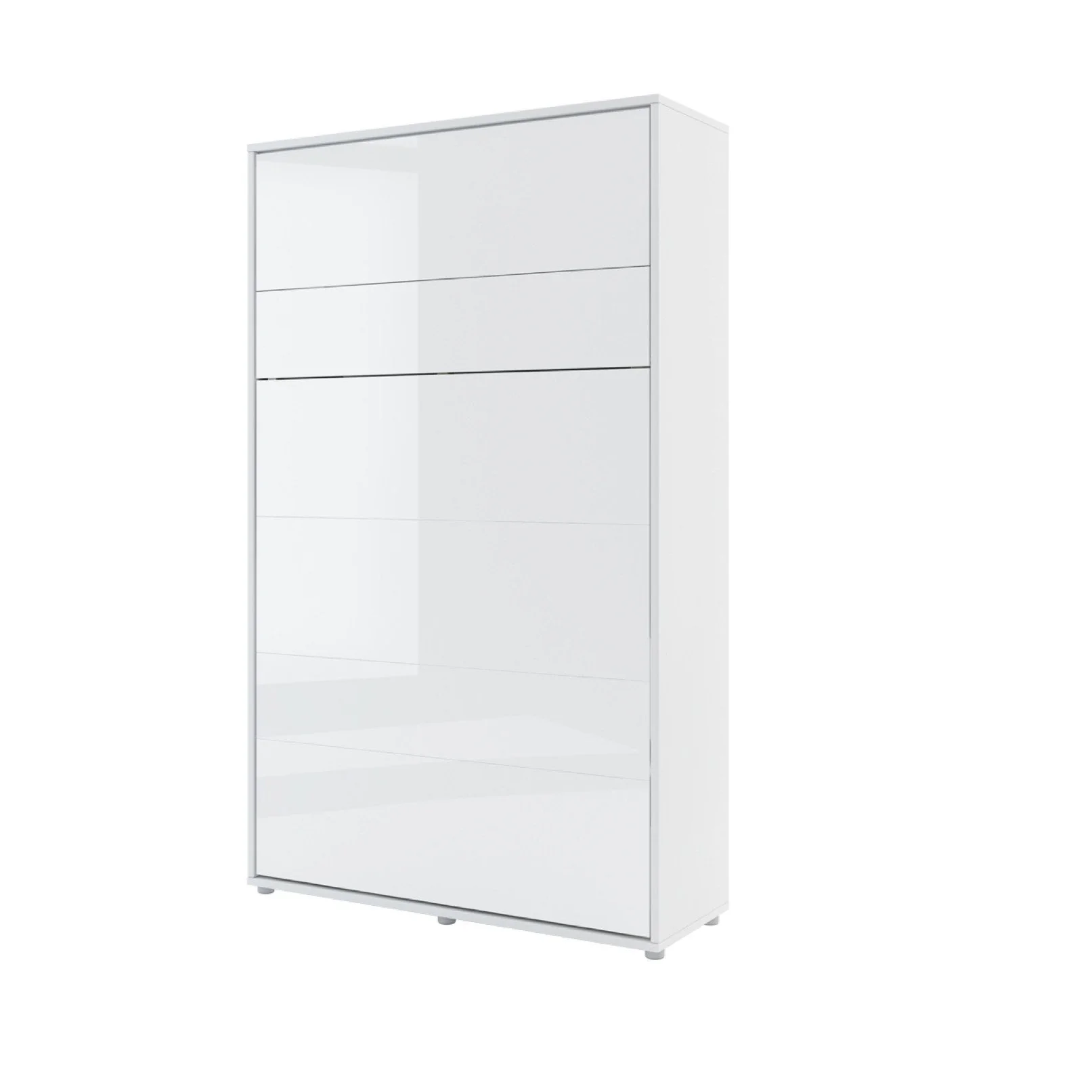BC-02 Vertical Wall Bed Concept 120cm With Storage Cabinets and LED - Image 3