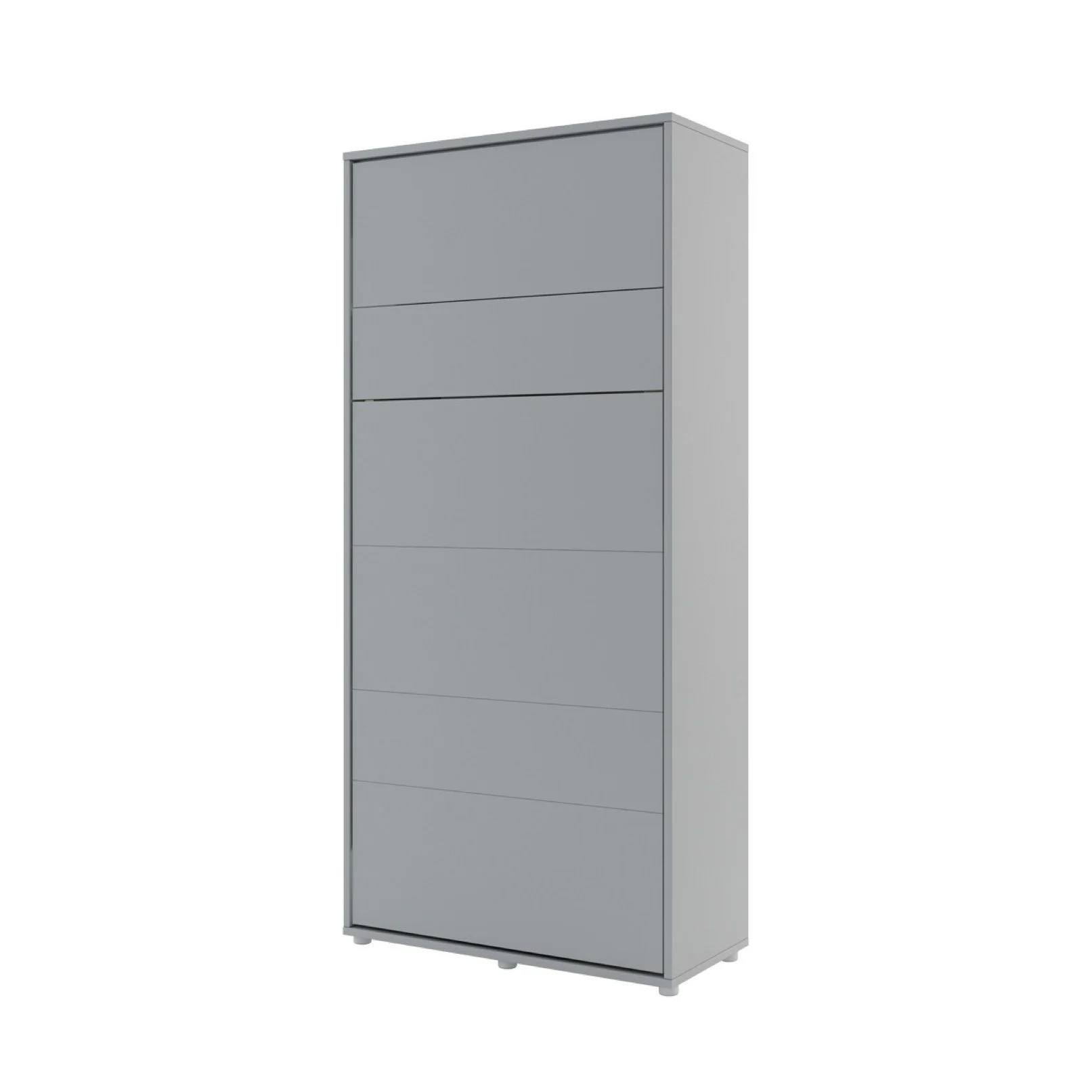 BC-03 Vertical Wall Bed Concept 90cm With Storage Cabinets and LED - Image 18
