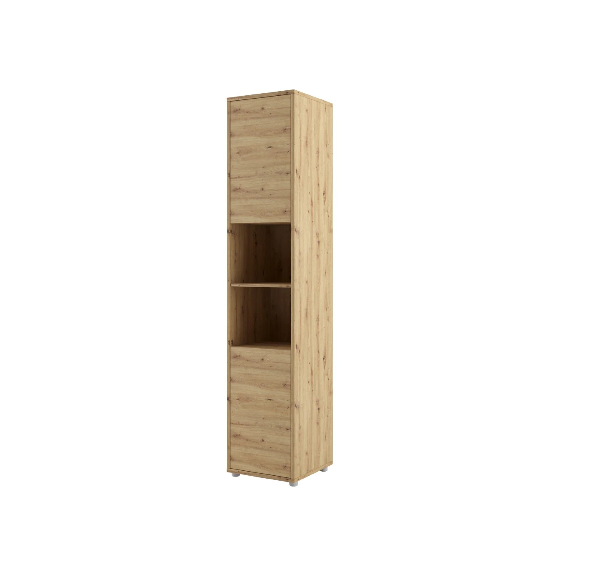 BC-03 Vertical Wall Bed Concept 90cm With Storage Cabinets and LED - Image 29