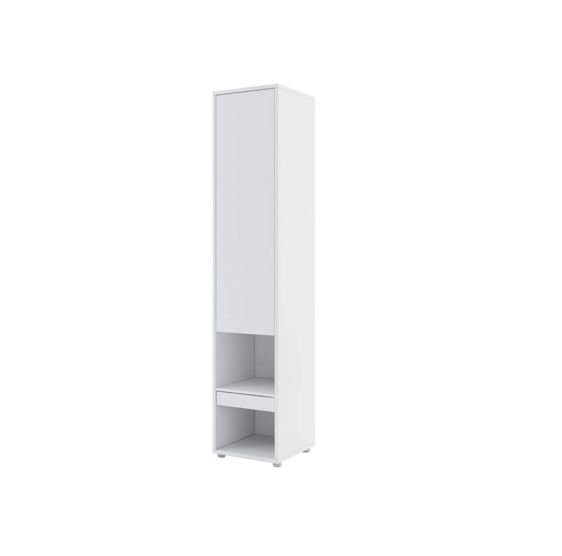 BC-03 Vertical Wall Bed Concept 90cm With Storage Cabinets and LED - Image 9