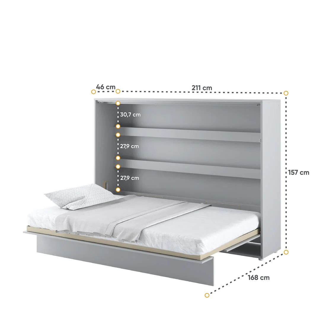 BC-04 Horizontal Wall Bed Concept 140cm - Image 13