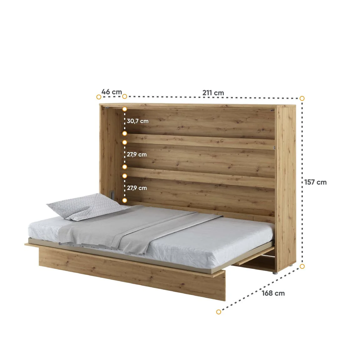 BC-04 Horizontal Wall Bed Concept 140cm - Image 17