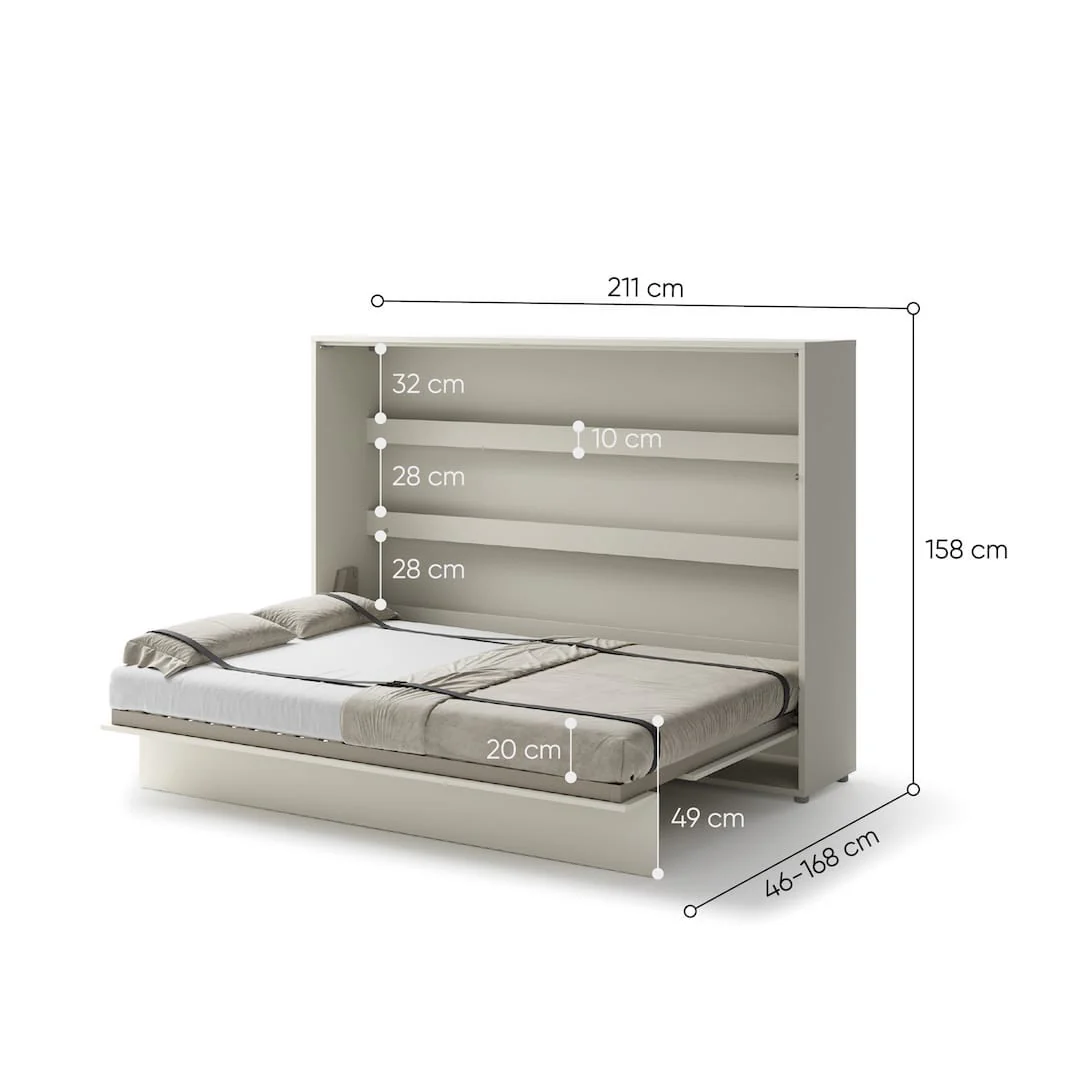 BC-04 Horizontal Wall Bed Concept 140cm - Image 22