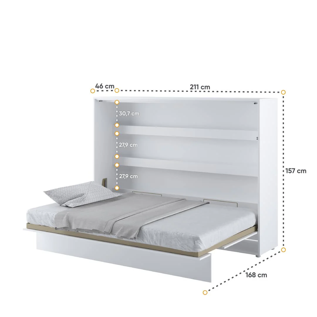 BC-04 Horizontal Wall Bed Concept 140cm - Image 4