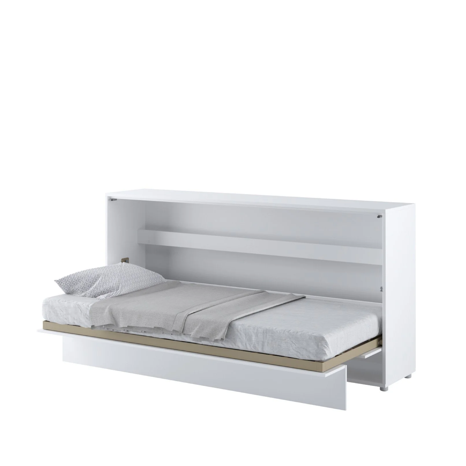 BC-06 Horizontal Wall Bed Concept 90cm With Storage Cabinet - Image 11
