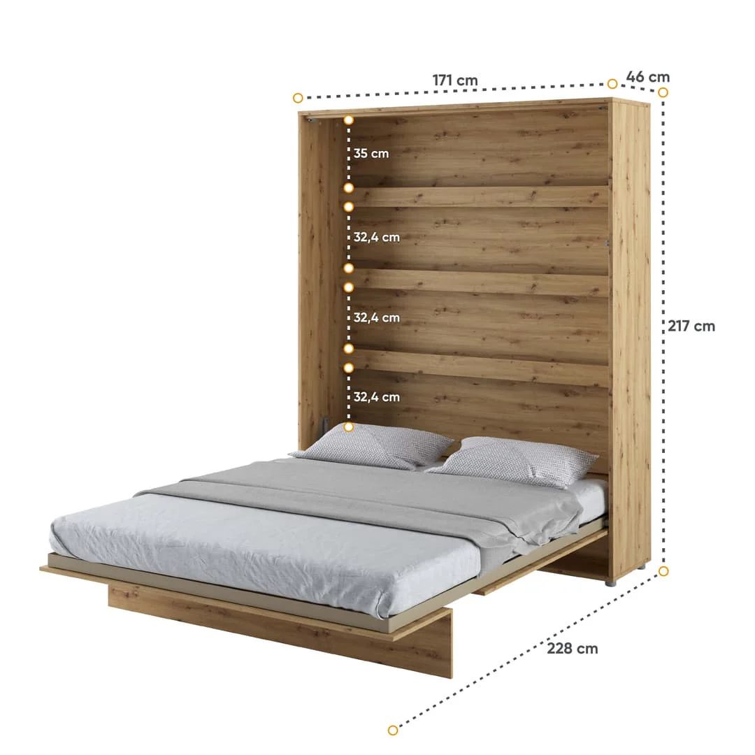 BC-12 Vertical Wall Bed Concept 160cm - Image 15