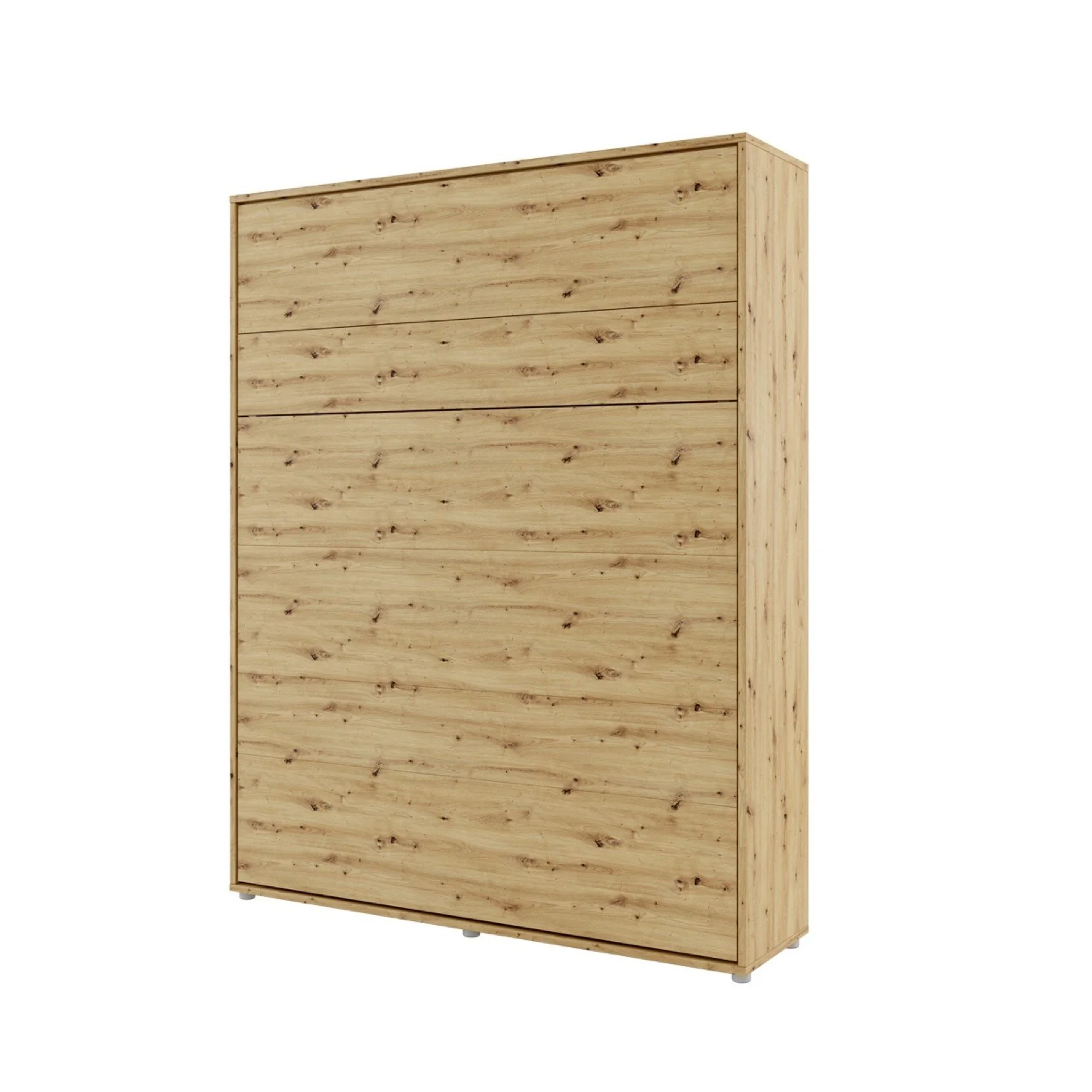 BC-13 Vertical Wall Bed Concept 180cm With Storage Cabinets and LED - Image 24