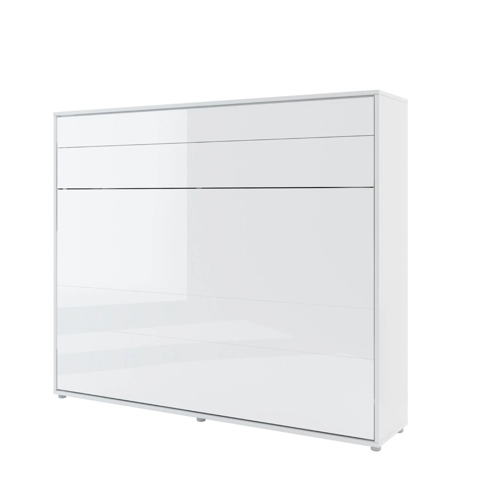 BC-14 Horizontal Wall Bed Concept 160cm With Storage Cabinet - Image 17