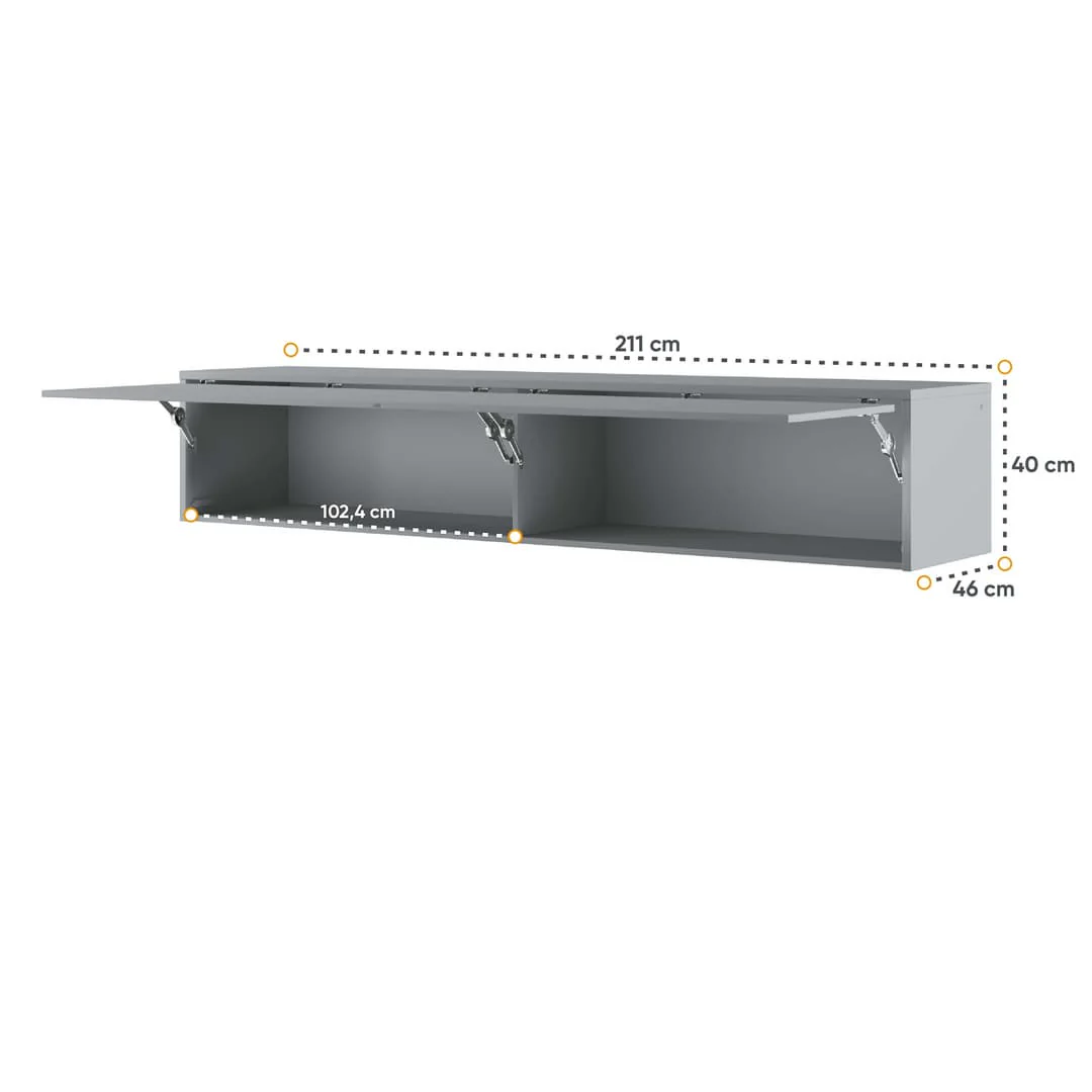 BC-15 Over Bed Unit for Horizontal Wall Bed Concept 160cm - Image 10