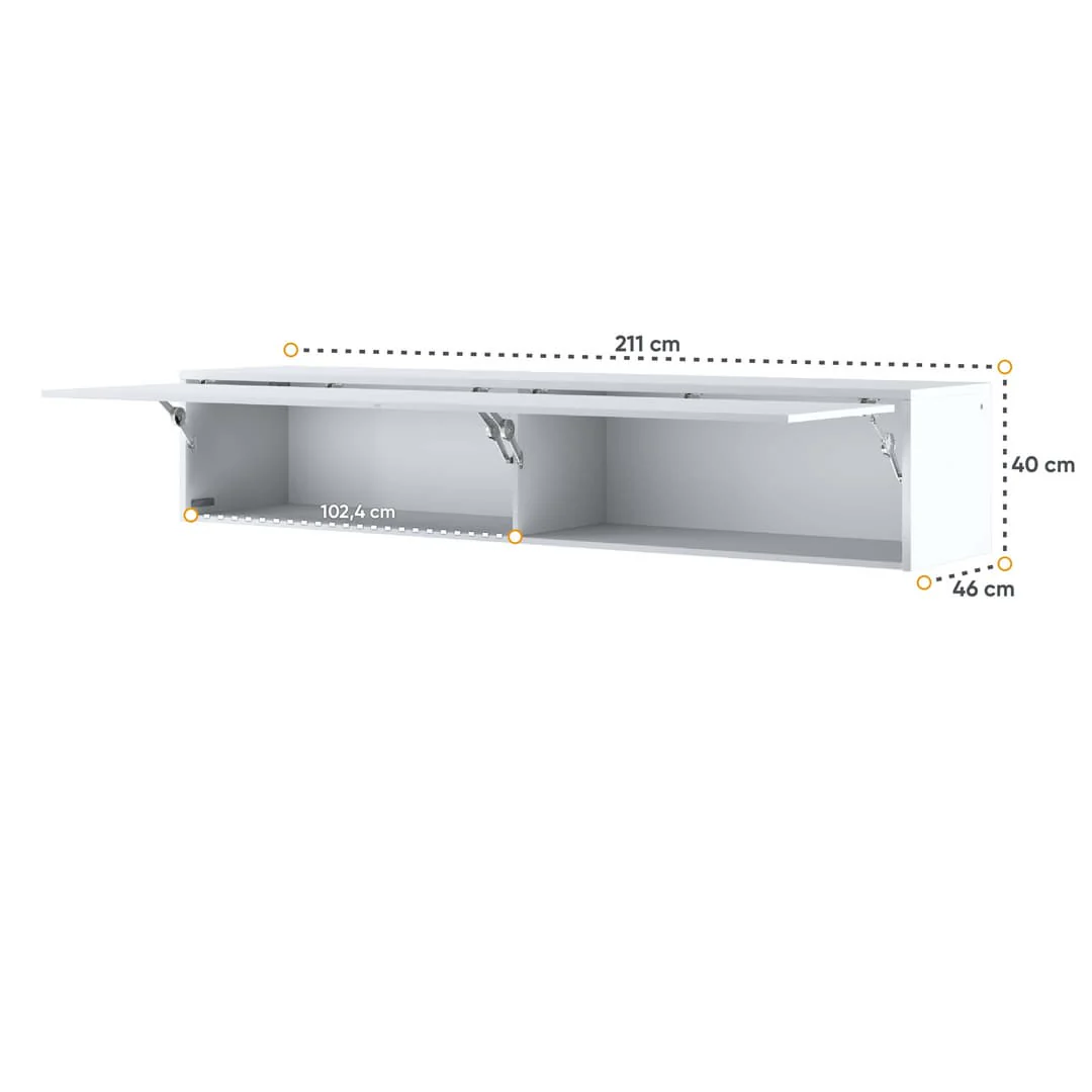 BC-15 Over Bed Unit for Horizontal Wall Bed Concept 160cm - Image 3