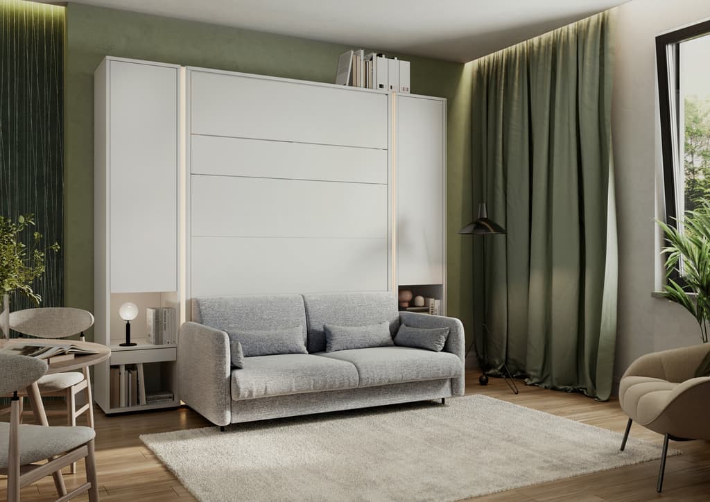 BC-19 Upholstered Sofa For BC-12 Vertical Wall Bed Concept 160cm - Image 11