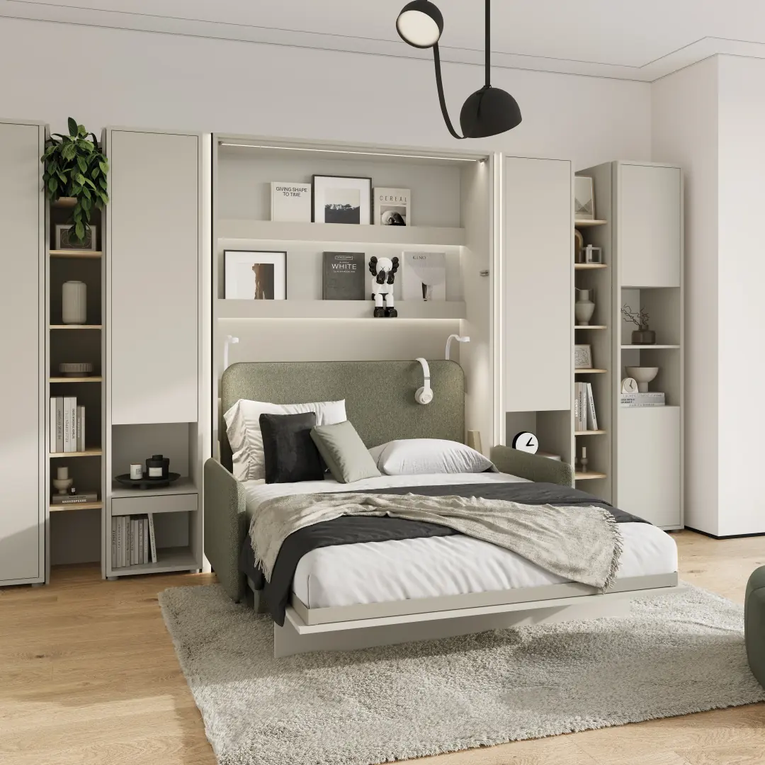 BC-35 Upholstered Sofa For BC-13 Vertical Wall Bed Concept 180cm - Image 17