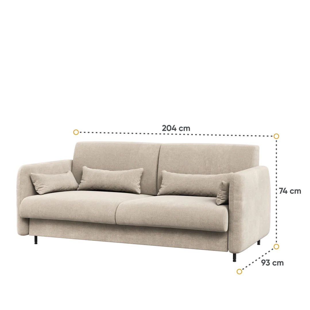BC-35 Upholstered Sofa For BC-13 Vertical Wall Bed Concept 180cm - Image 4