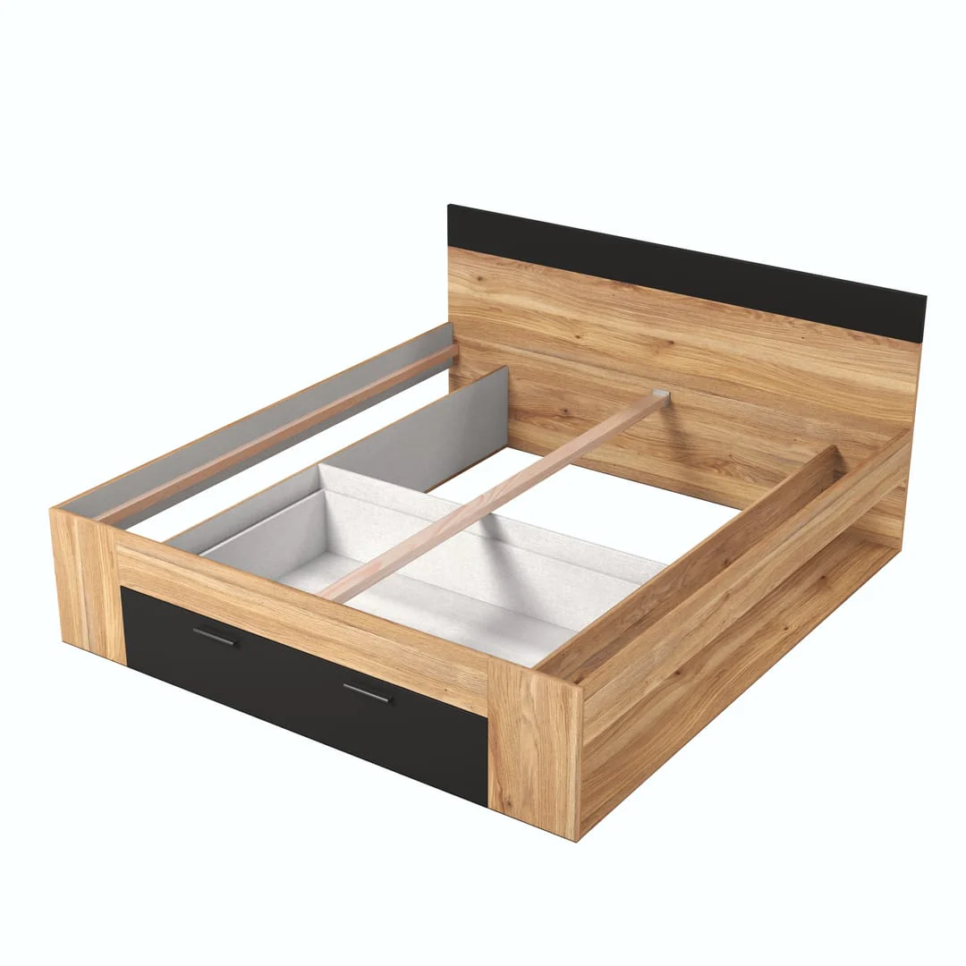 Beta Divan Bed [Oak Mauvella] - Image 4