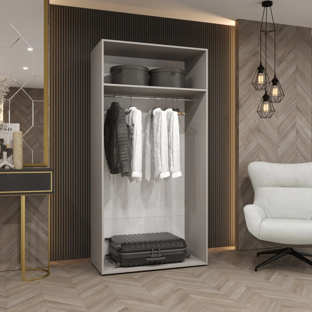 Marbella III Hinged Door Wardrobe 100cm - Image 7