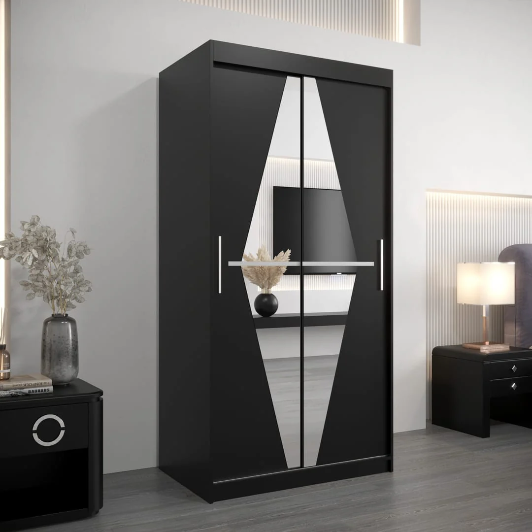 Boliwia Sliding Door Wardrobe 100cm - Image 10
