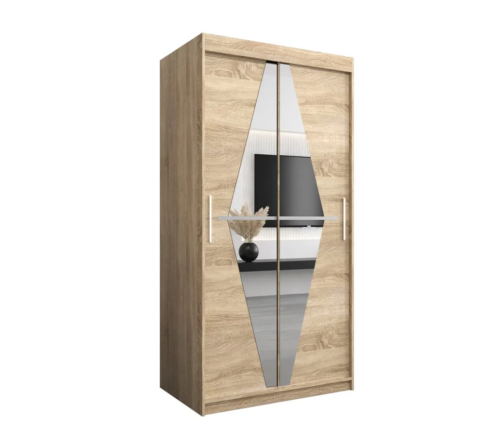 Boliwia Sliding Door Wardrobe 100cm - Image 15