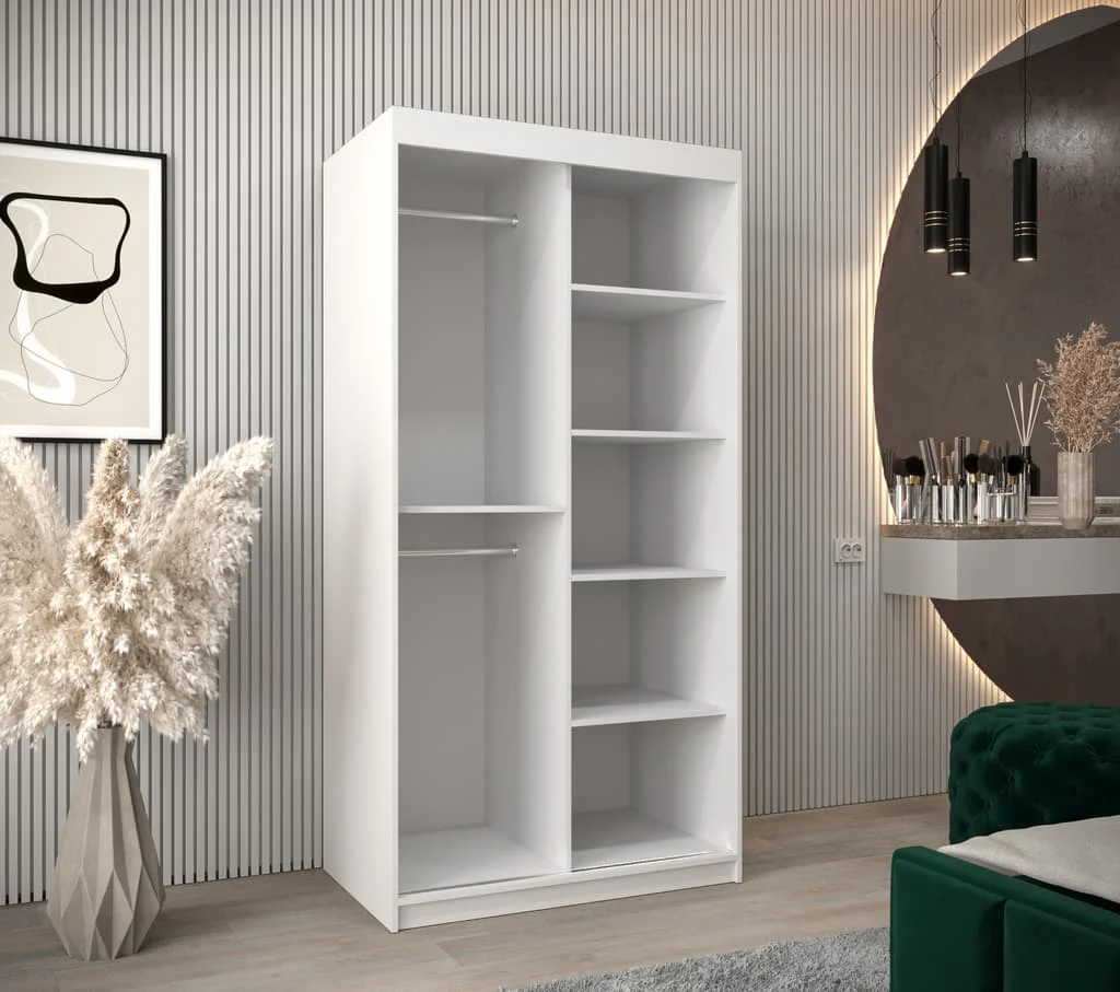 Boliwia Sliding Door Wardrobe 100cm - Image 8