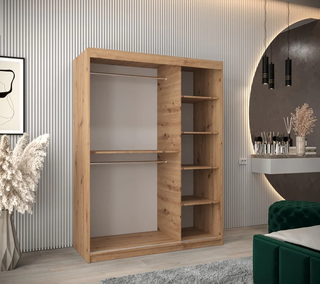 Boliwia Sliding Door Wardrobe 150cm - Image 3