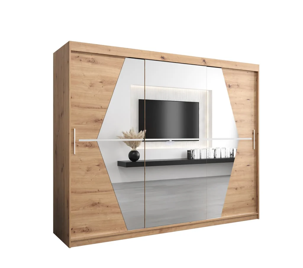 Boliwia Sliding Door Wardrobe 250cm - Image 2