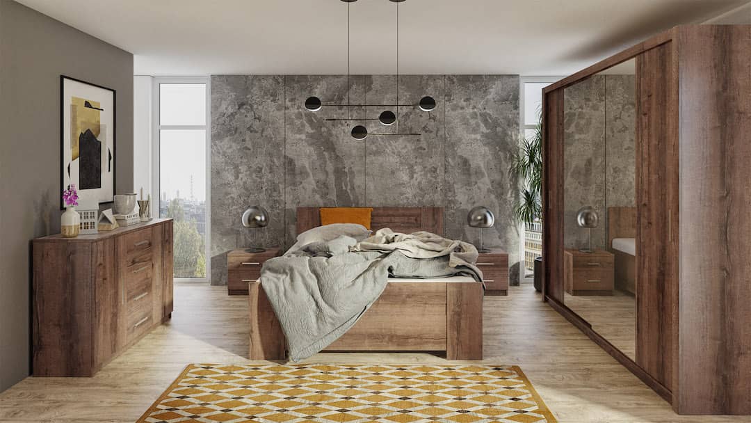 Bono Sliding Door Wardrobe With Mirrors 200cm - Image 8