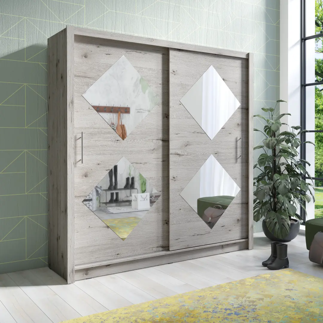 Bora Sliding Door Wardrobe 205cm