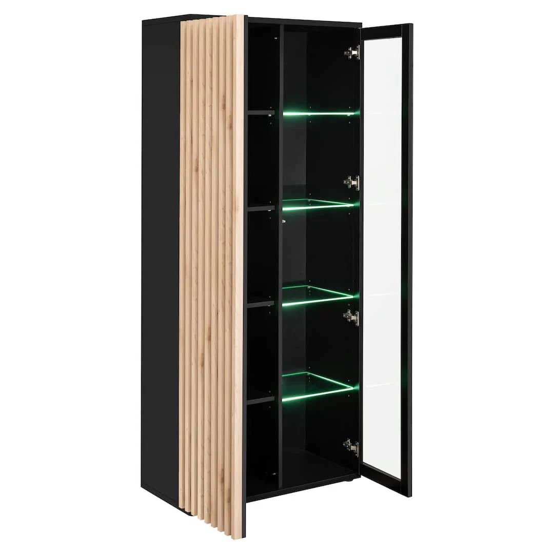Cameron Tall Display Cabinet 80cm - Image 2